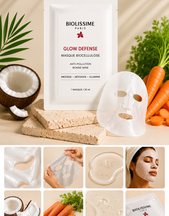Masque Biocellulose Glow Defense