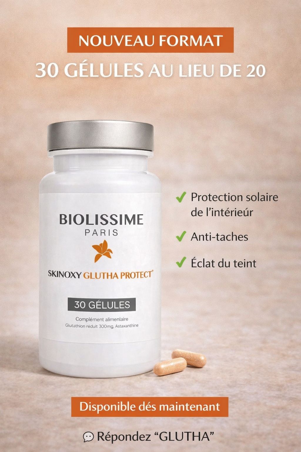 Skinoxy Glutha Protect + 30 gélules